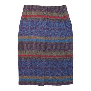 Vintage Tracy Evans Wool Long Skirt Midi Maxi Fall Autumn Winter Layering Cozy